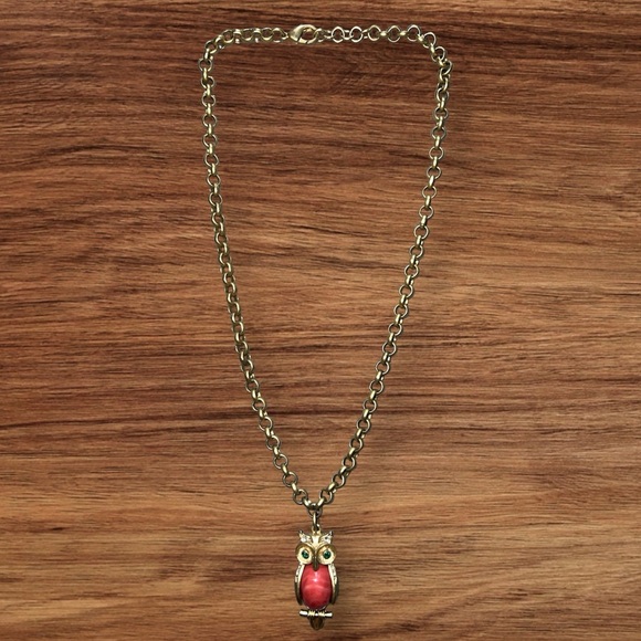 Stella & Dot owl pendant necklace - Picture 1 of 3